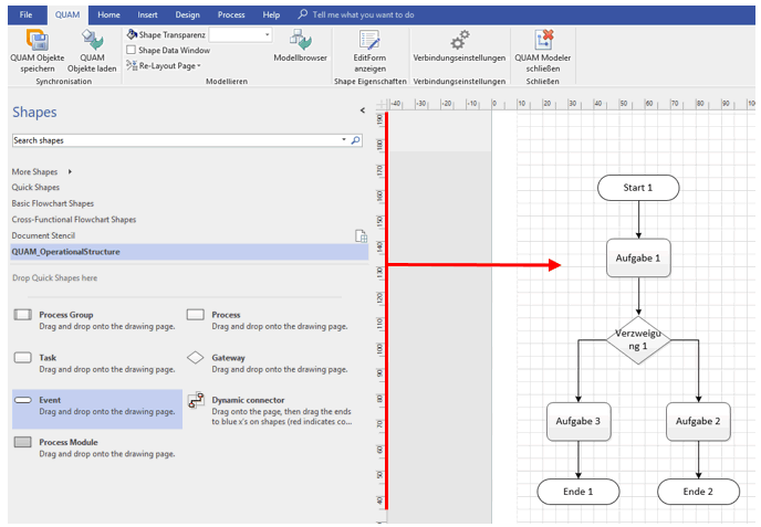 Re-Layout von Visio Prozess-Zeichnungen 