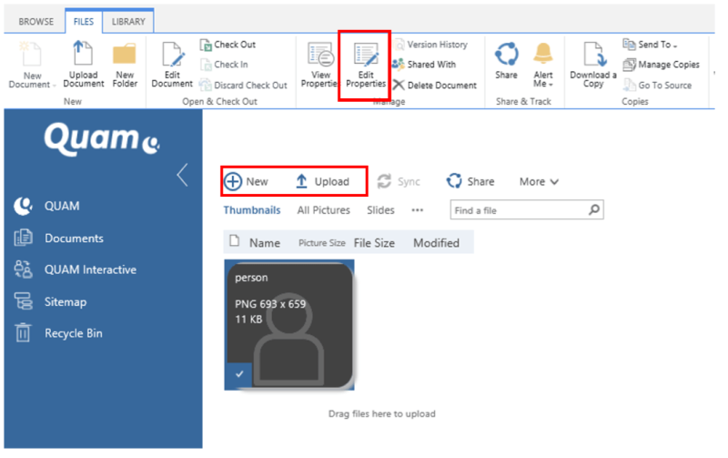 Mitarbeiterfotos hochladen